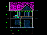 biệt thự 2 tầng mái thái,biệt thự đẹp 2 tầng mái ngói,Biệt thự 2 tầng kích thước 8.1x10.9m,cad biệt thự 2 tầng,bản vẽ autocad biệt thự 2 tầng.